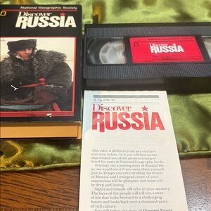 National Geographic Society "Discover Russia" VHS tape from 1990.